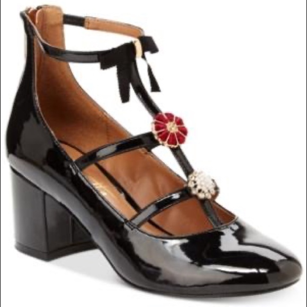 Nanette Lepore Daryl Embellished Leather Pump